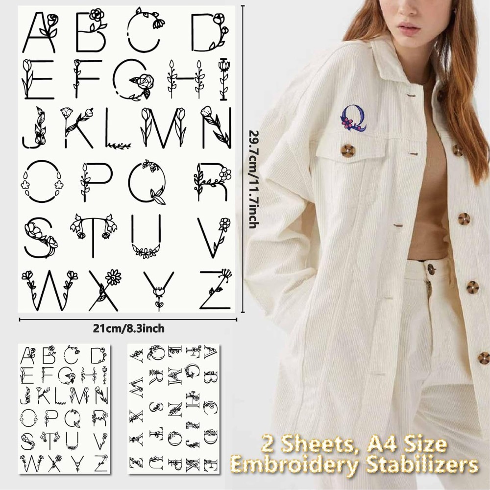 Litera A-Z rozpuszczalne w wod – Embroidery Stitch recenzja i cena