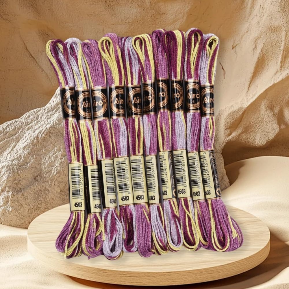 6 nici fioletowa różnokolorowa – Embroidery Bracelet recenzja i cena