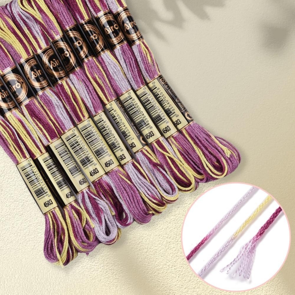 6 nici fioletowa różnokolorowa – Embroidery Bracelet recenzja i cena