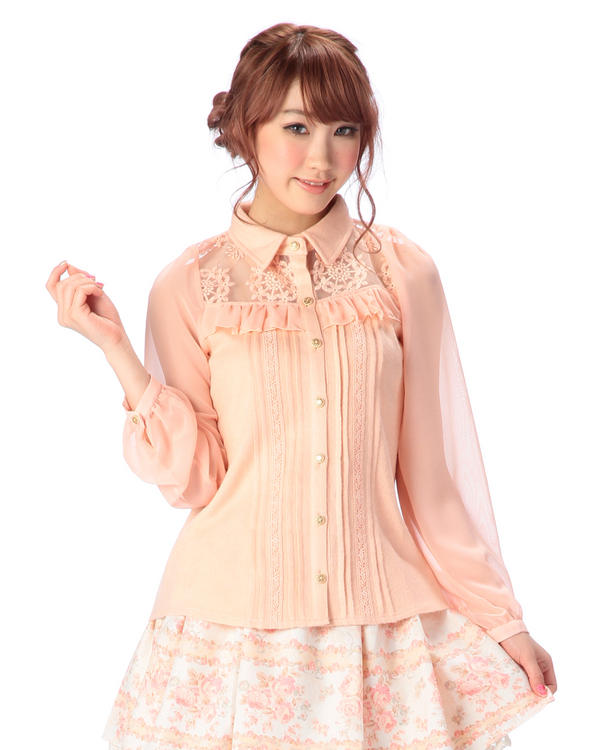 Sprzedaż japonia Liz Lisa szyf – Embroidery Organza recenzja i cena