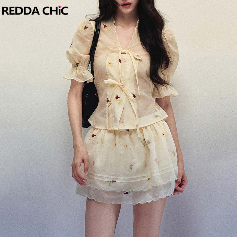 REDDACHiC Zestaw damski: bluzk – Embroidery Blouse recenzja i cena