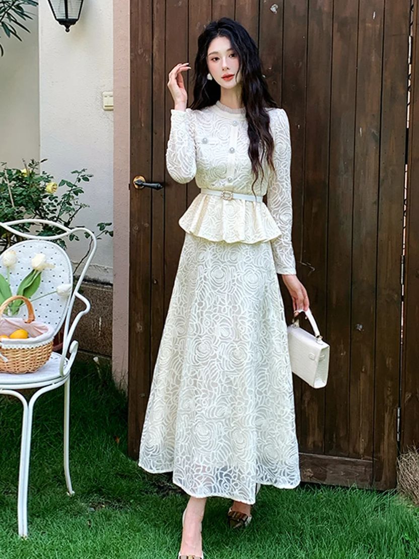Elegancki, luksusowy komplet d – Embroidery Blouse recenzja i cena
