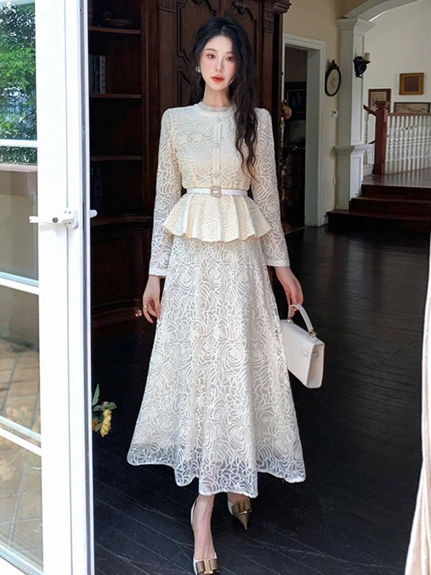 Elegancki, luksusowy komplet d – Embroidery Blouse recenzja i cena