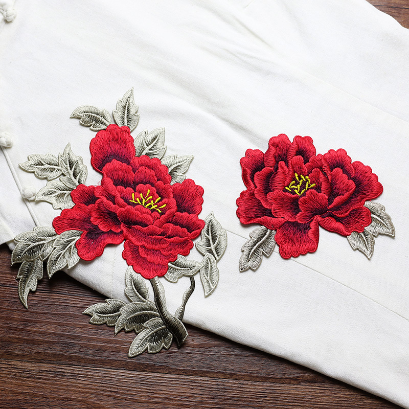 1 Para Czerwono-Różowo-Żółtych – Embroidery Yellow Flower recenzja i cena