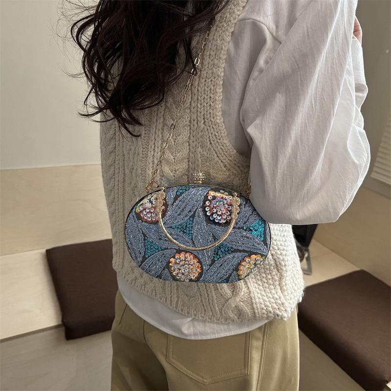 Retro Torebka Kopertówka z Cek – Embroidery Yellow Flower recenzja i cena