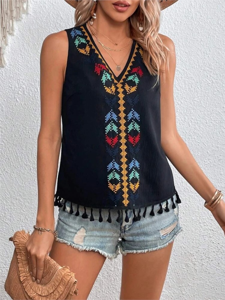 Damskie bluzki 2025 lato vinta – Embroidery Blouse recenzja i cena
