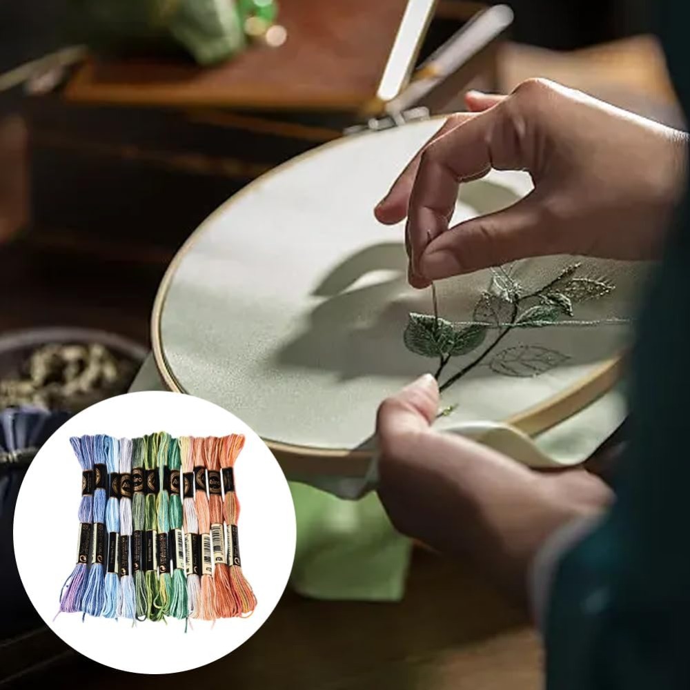 12 motków, 105 jardów, mulina  – Embroidery Bracelet recenzja i cena