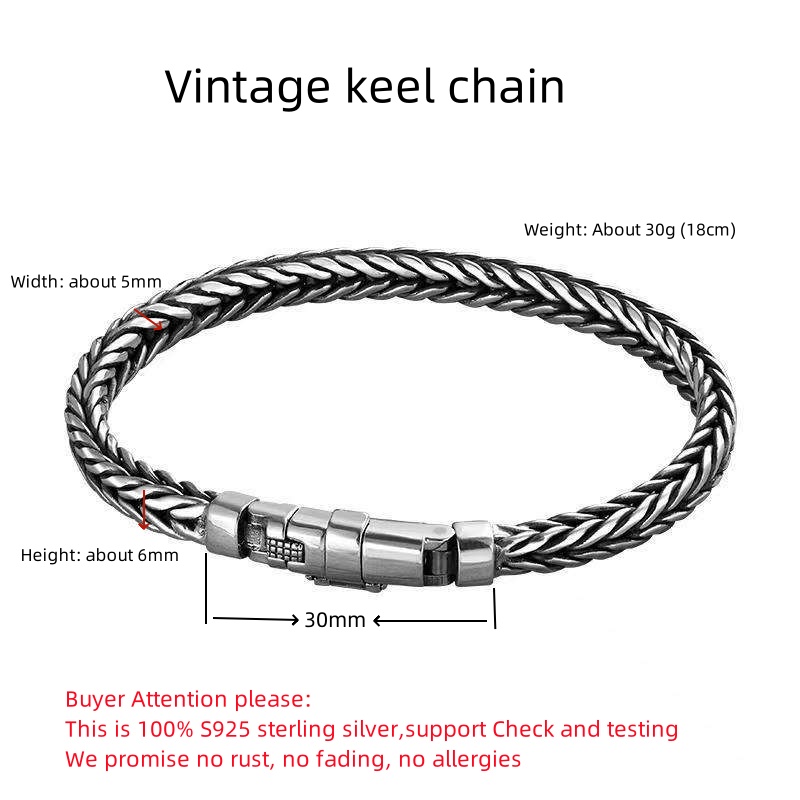 S925 Sterling Silver Simple Do – Embroidery Bracelet recenzja i cena