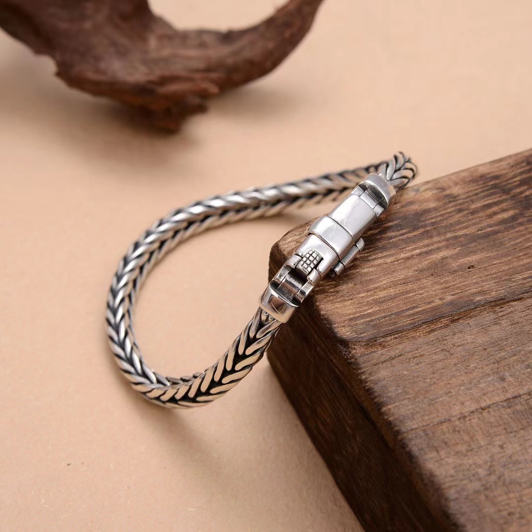 S925 Sterling Silver Simple Do – Embroidery Bracelet recenzja i cena