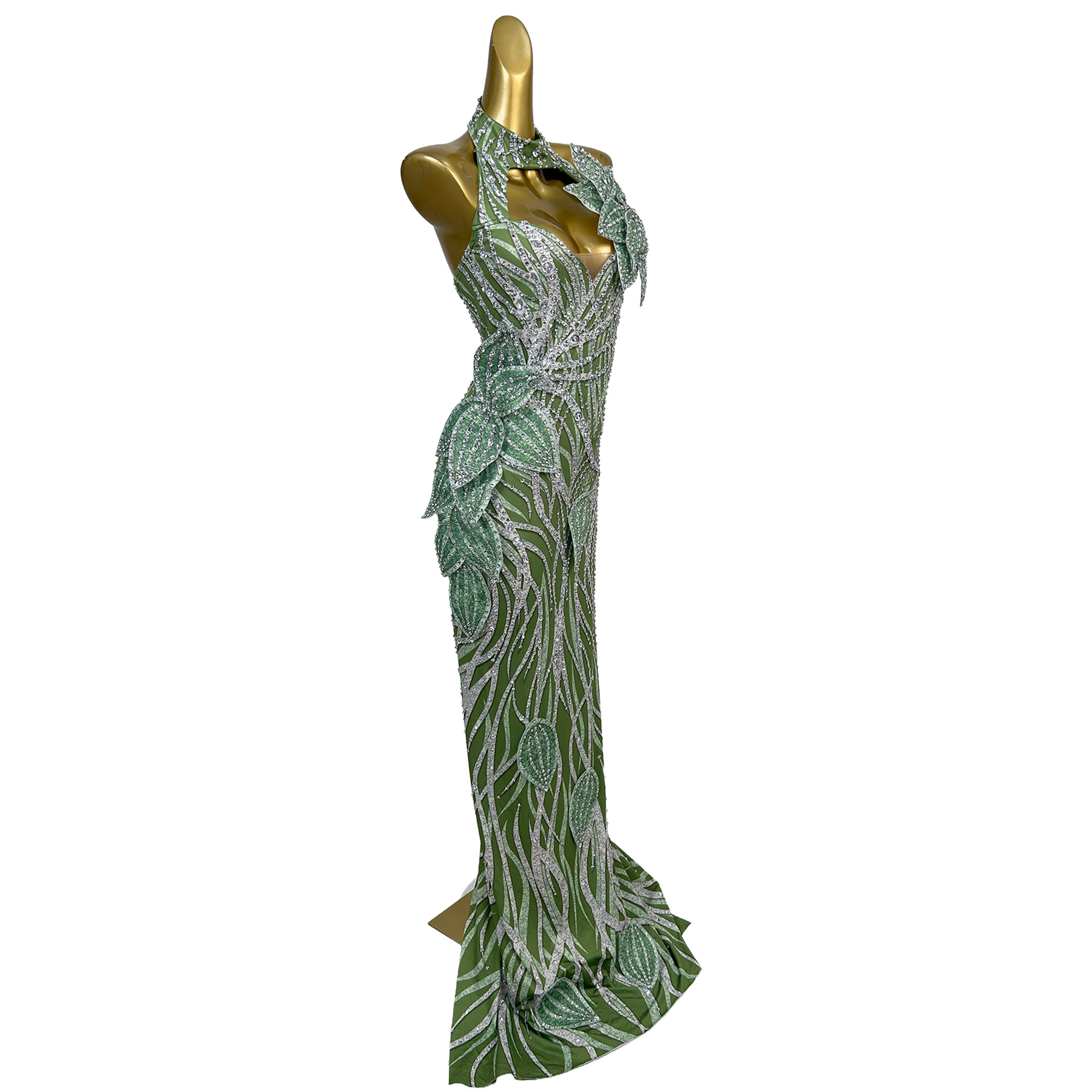 Suknia wieczorowa Pianye Green – Embroidery Organza recenzja i cena