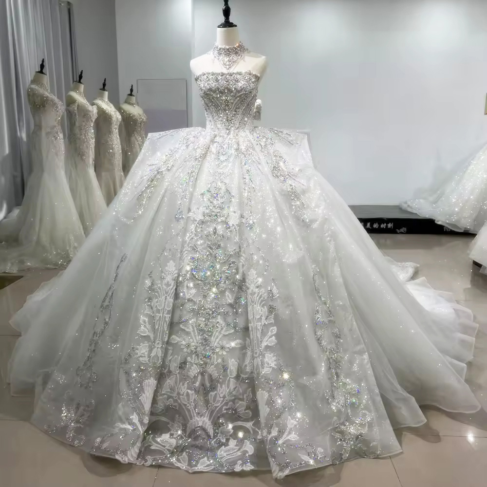 Suknie Ślubne 2026 Bez Ramiącz – Embroidery Organza recenzja i cena