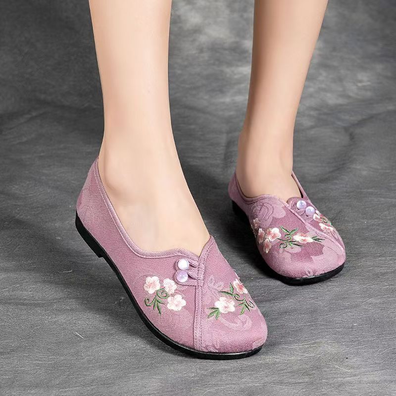 Damskie buty w stylu chińskim  – Embroidery Cloth recenzja i cena