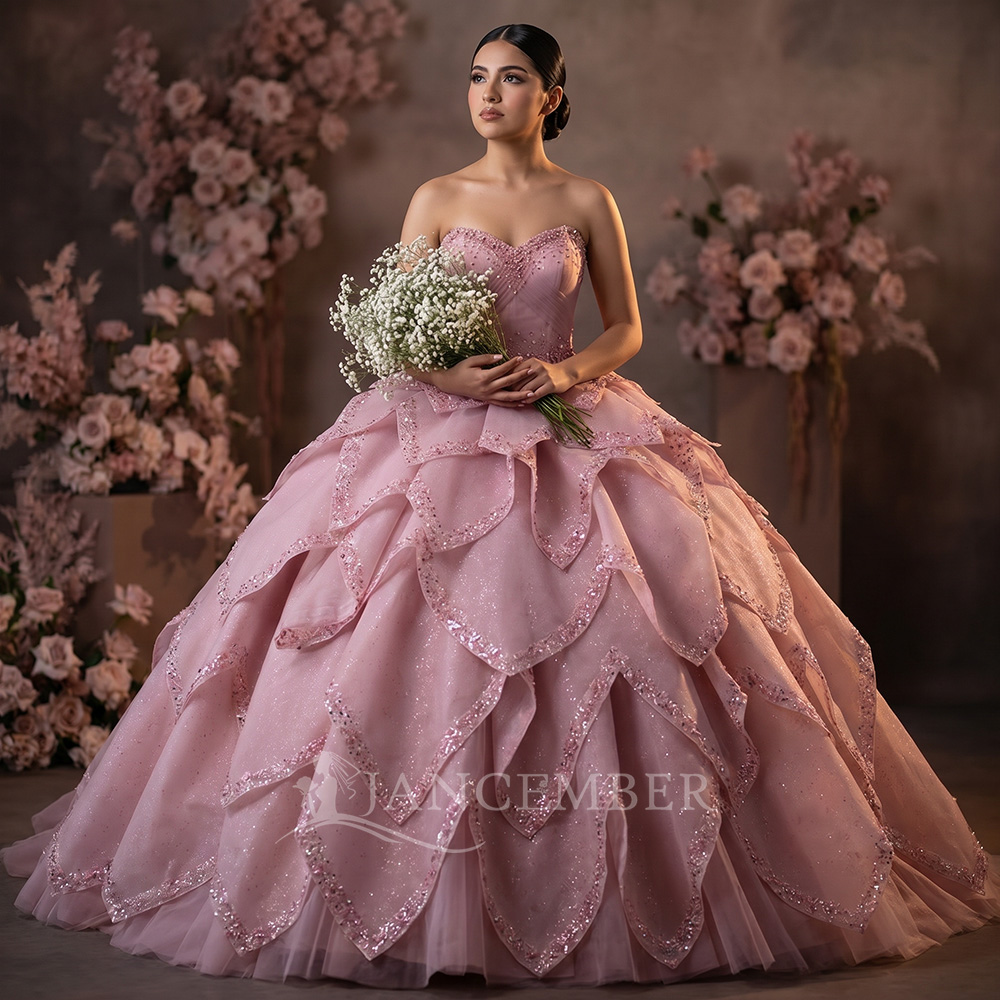 Luksusowa suknia balowa na qui – Embroidery Organza recenzja i cena