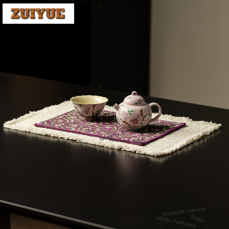 Podkładki pod filiżanki z haft – Embroidery Cloth recenzja i cena