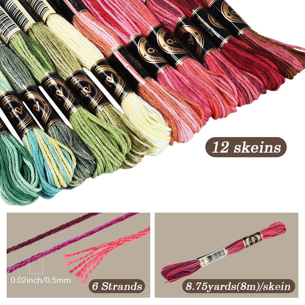 105 jardów nici do haftowania, – Embroidery Stitch recenzja i cena