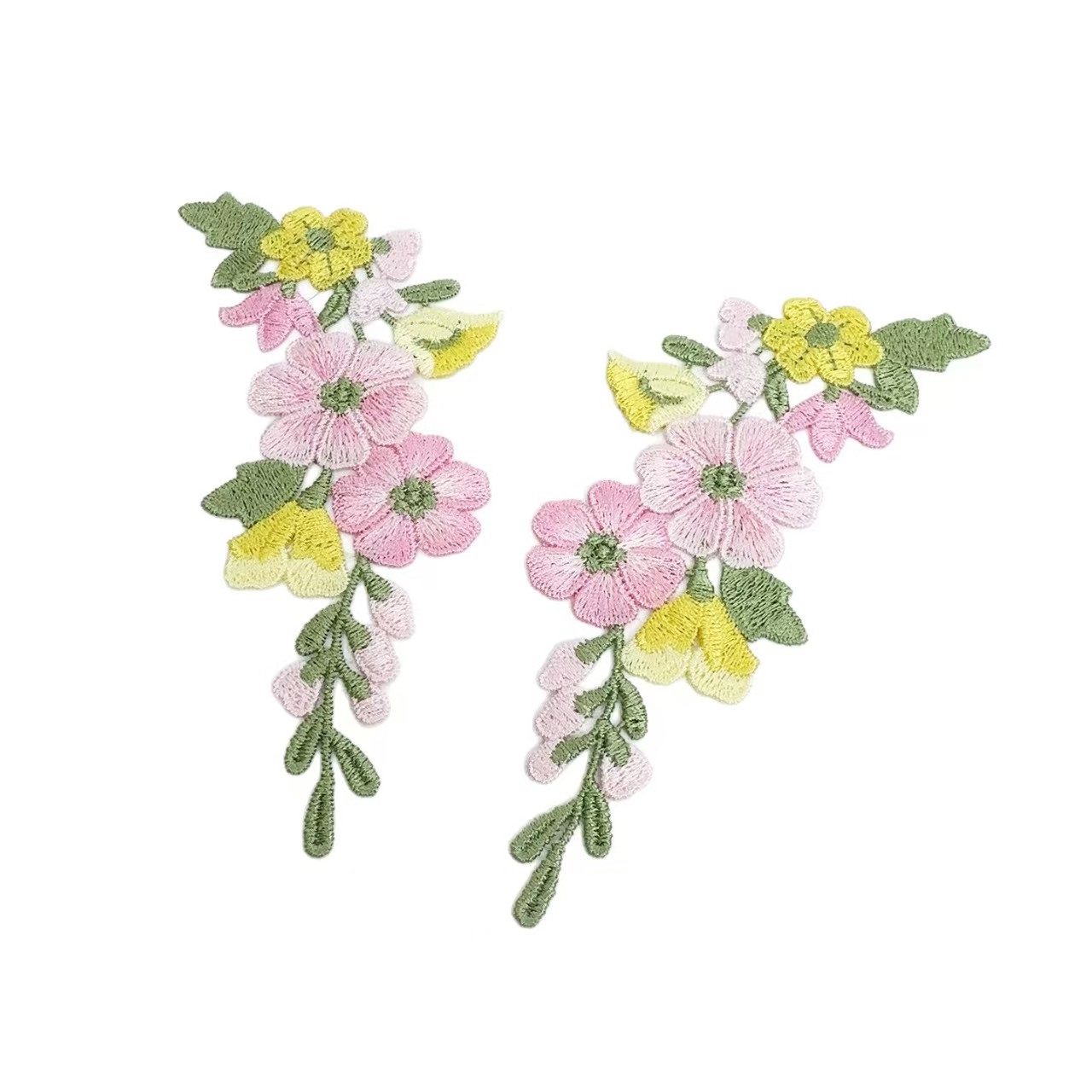10 sztuk/partia 5,5*13cm Różow – Embroidery Yellow Flower recenzja i cena