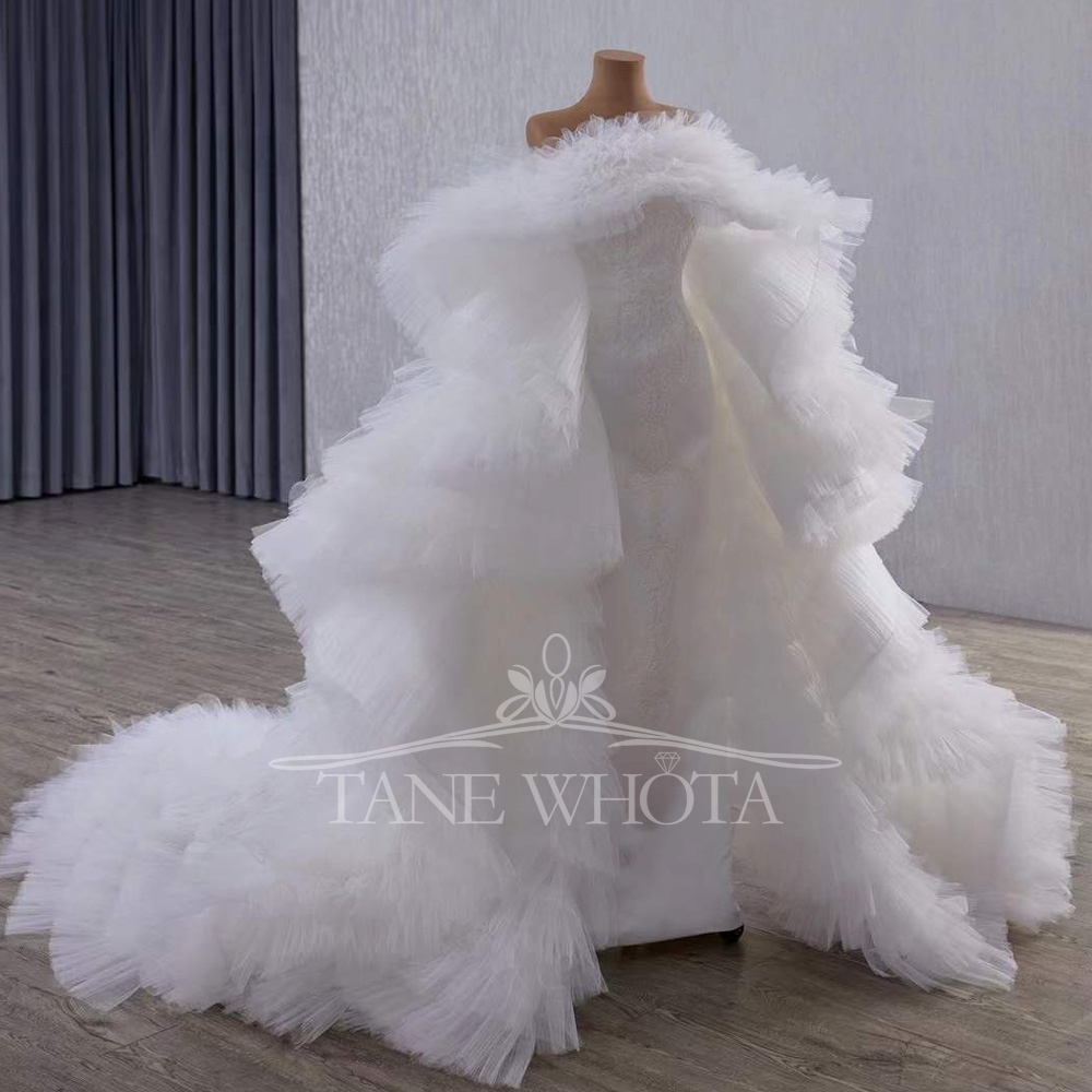 Elegancka suknia ślubna typu s – Embroidery Organza recenzja i cena