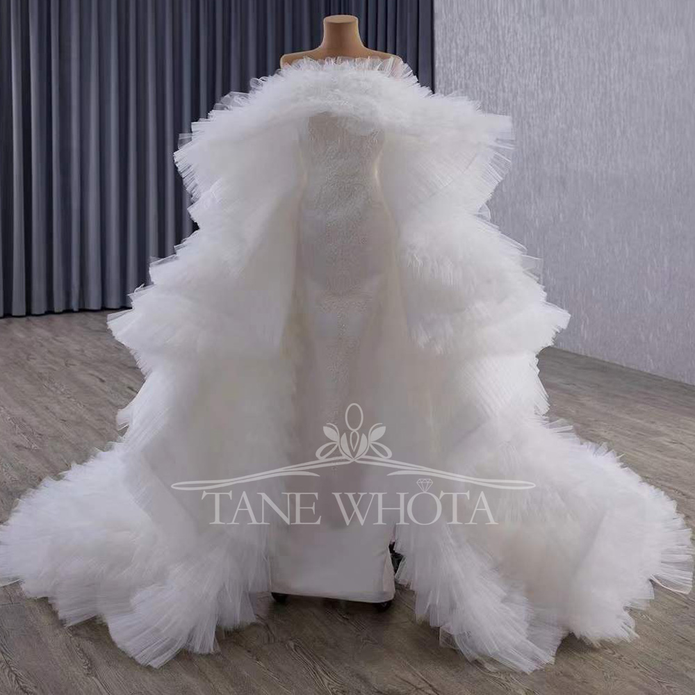 Elegancka suknia ślubna typu s – Embroidery Organza recenzja i cena