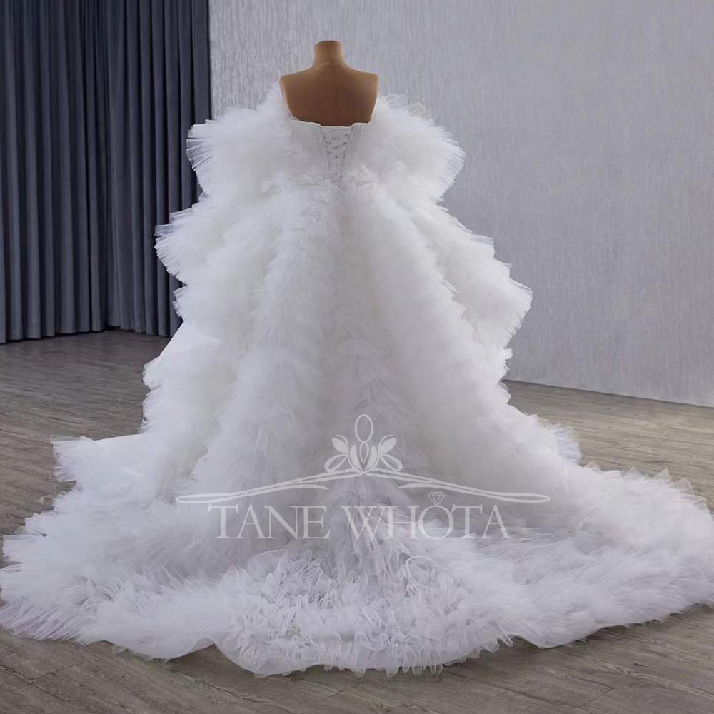 Elegancka suknia ślubna typu s – Embroidery Organza recenzja i cena