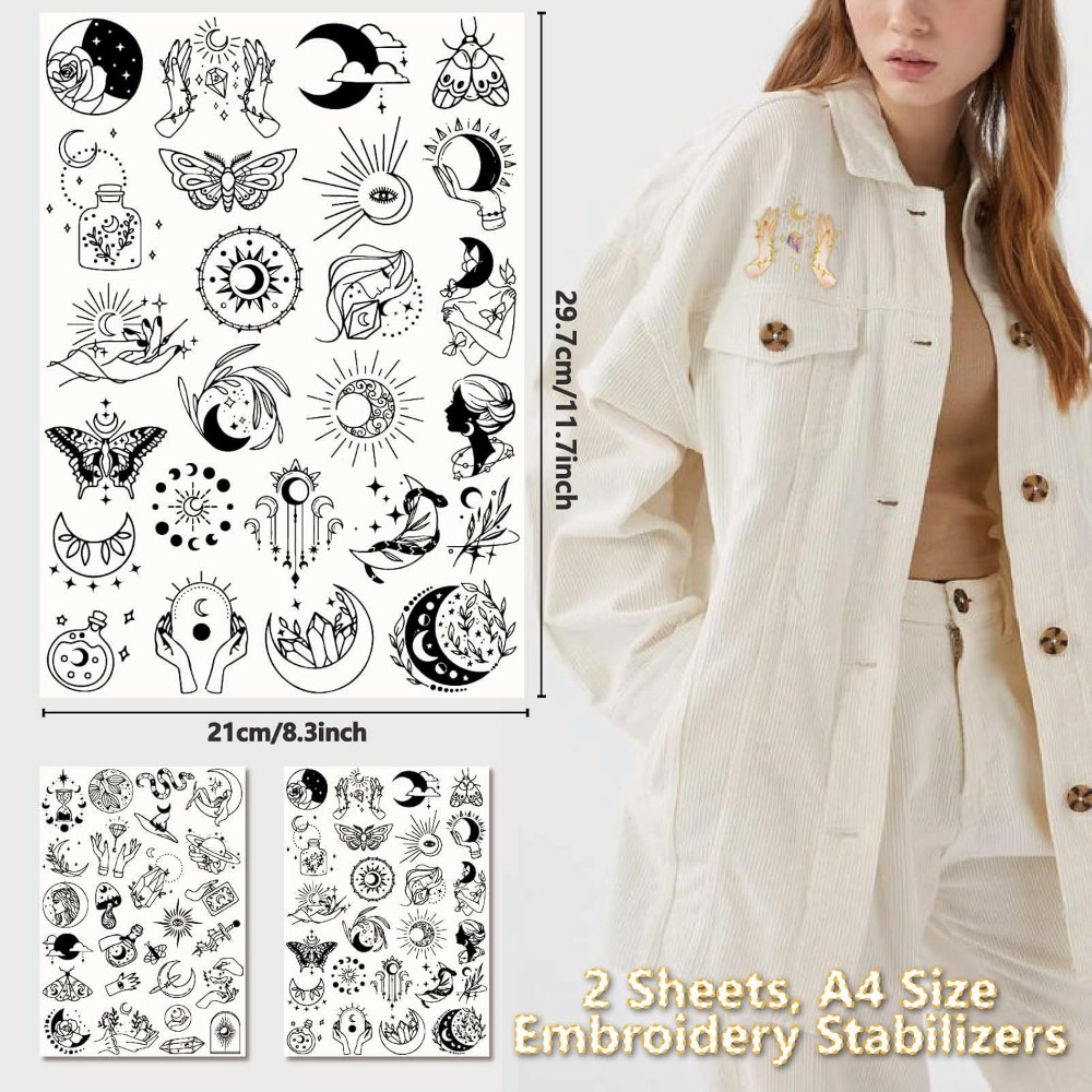 51Pcs Boho Moon Sun Rozpuszcza – Embroidery Stitch recenzja i cena